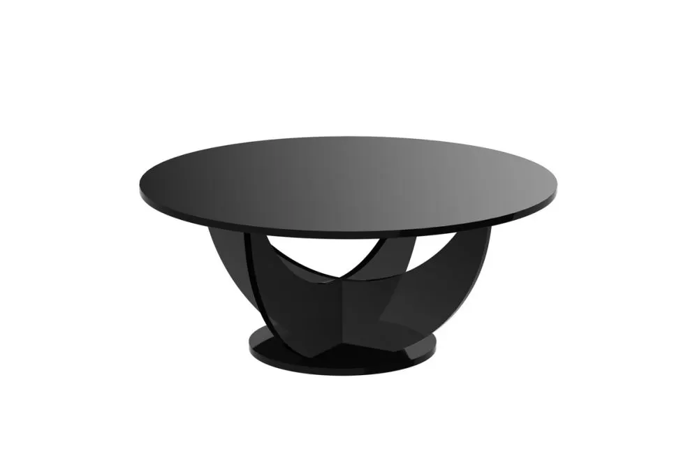 Ława CAPRI 100x100 czarny połysk polskiej produkcji I sklep meblowy MIRAT.