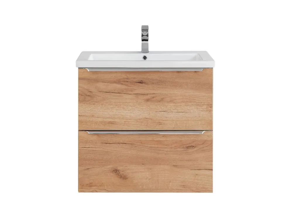 Szafka pod umywalkę CAPRI 60 cm dąb wisząca | MIRAT. w stylu  kolekcja CAPRI