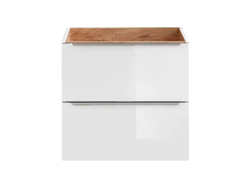 Szafka pod umywalkę MILANO / CAPRI 60 cm biała wisząca | MIRAT. w stylu kolekcja CAPRI