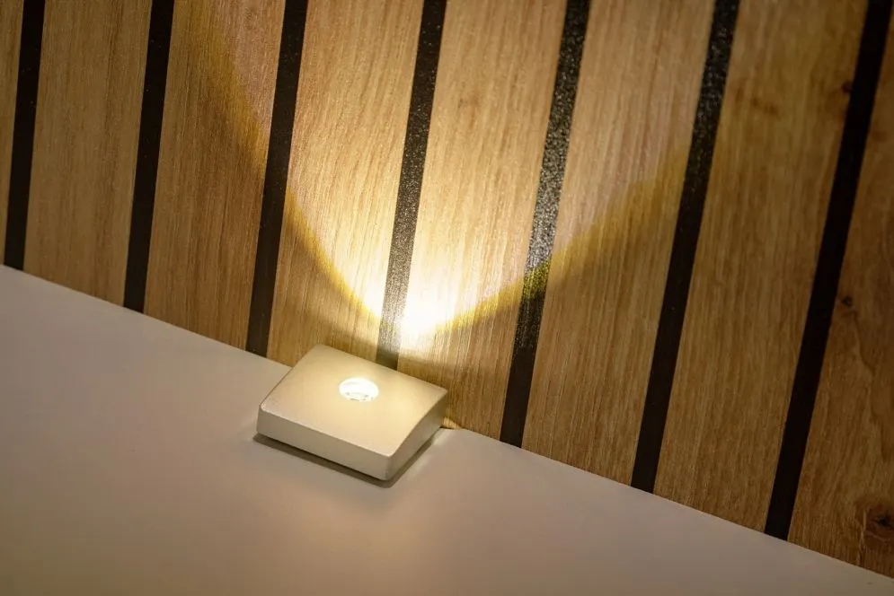 Meblościanka GUSTO LUX B kaszmir/dąb artisan z oświetleniem LED I sklep meblowy MIRAT.