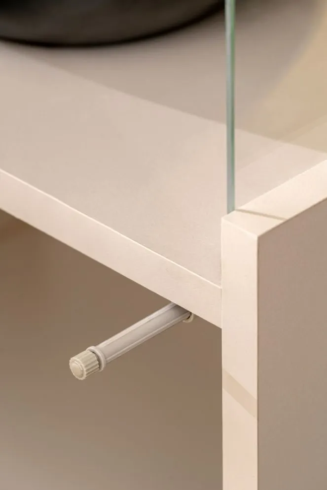 Meblościanka GUSTO LUX B kaszmir/dąb artisan z oświetleniem LED I sklep meblowy MIRAT.