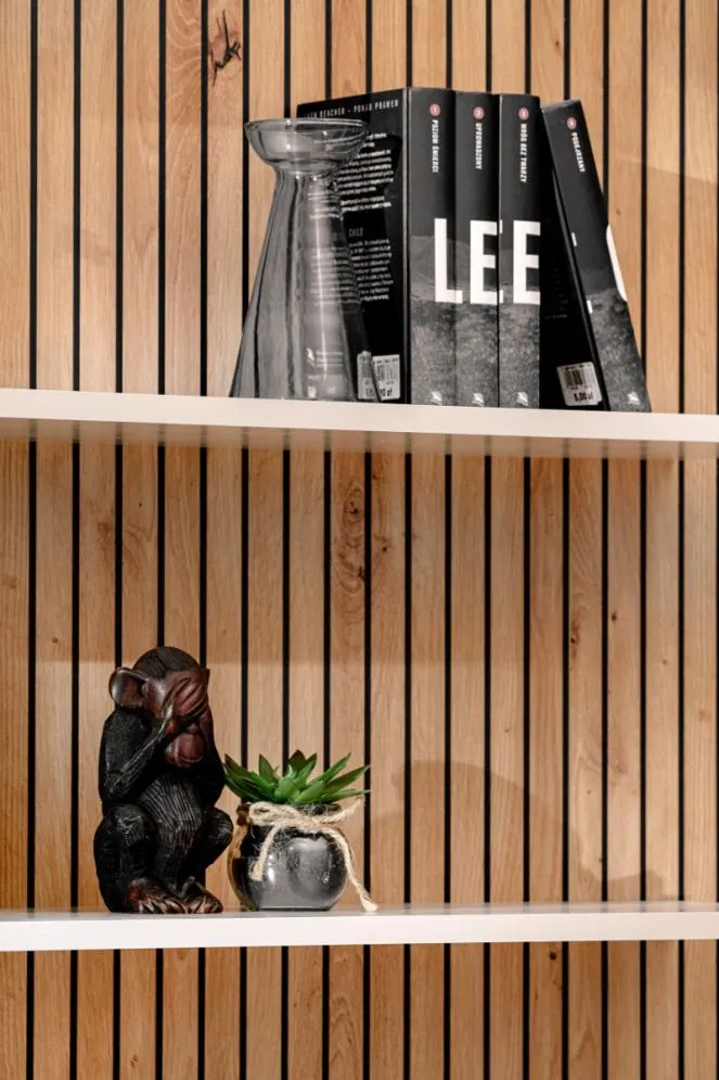 Meblościanka GUSTO PW B kaszmir/dąb artisan wisząca I sklep meblowy MIRAT.