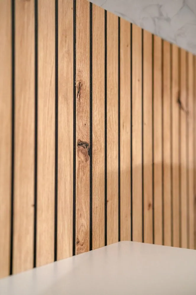 Meblościanka GUSTO LUX B kaszmir/dąb artisan z oświetleniem LED I sklep meblowy MIRAT.