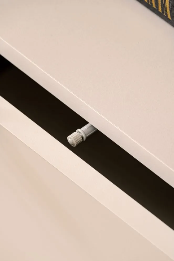 Meblościanka GUSTO LUX B kaszmir/dąb artisan z oświetleniem LED I sklep meblowy MIRAT.