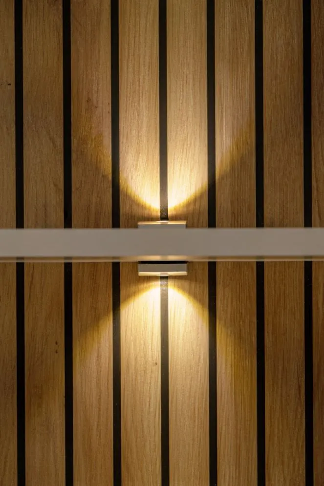 Meblościanka GUSTO LUX B kaszmir/dąb artisan z oświetleniem LED I sklep meblowy MIRAT.