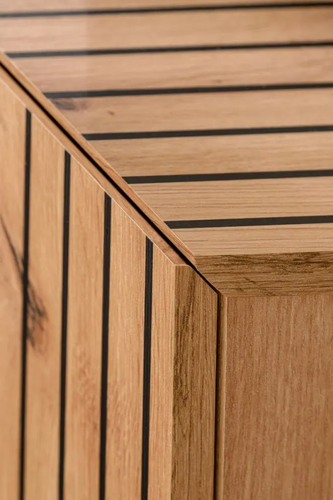 Meblościanka SOLO kaszmir/dąb artisan wisząca I sklep meblowy MIRAT.