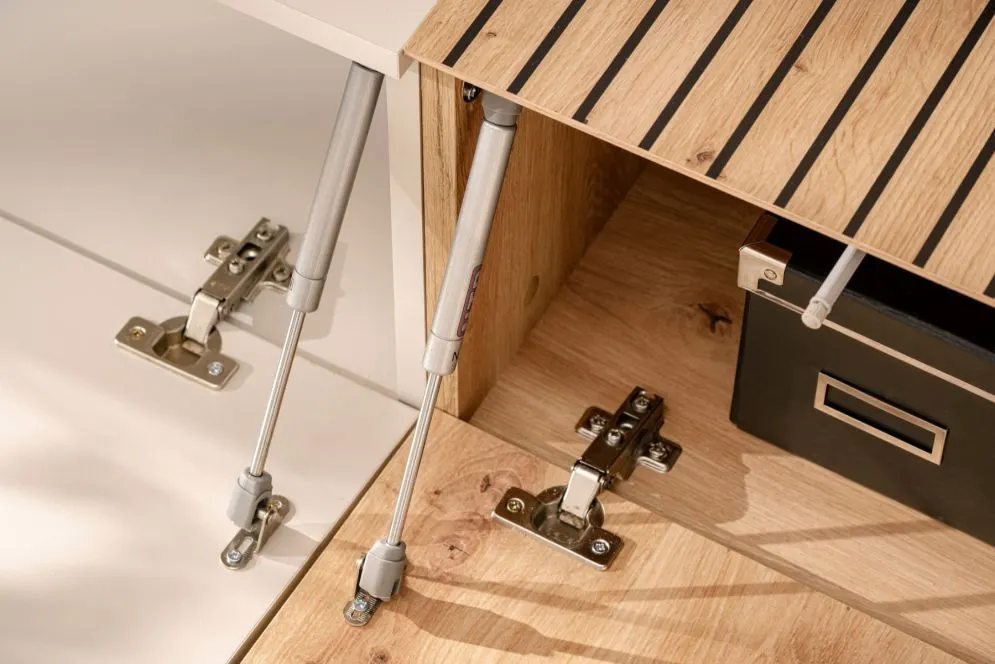 Meblościanka SOLO kaszmir/dąb artisan wisząca I sklep meblowy MIRAT.