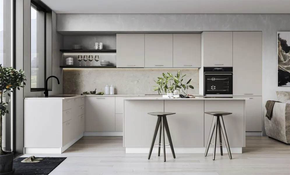 Dwudrzwiowa szafka kuchenna wisząca 80 VENTO G-80/72 kaszmirowa I sklep meblowy MIRAT.  kolekcja VENTO