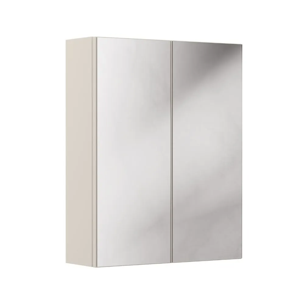 Szafka łazienkowa BELLA CASHMERE 84-60-2D 60cm kaszmirowa z lustrem I sklep meblowy MIRAT.