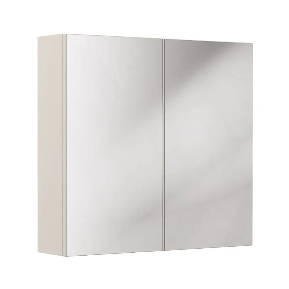 Szafka łazienkowa BELLA CASHMERE 84-80-2D 80cm kaszmirowa z lustrem I sklep meblowy MIRAT.