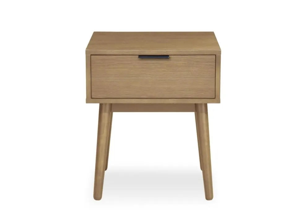 Szafka nocna CASSINA naturalna z szufladą | MIRAT. kolekcja LIVIA