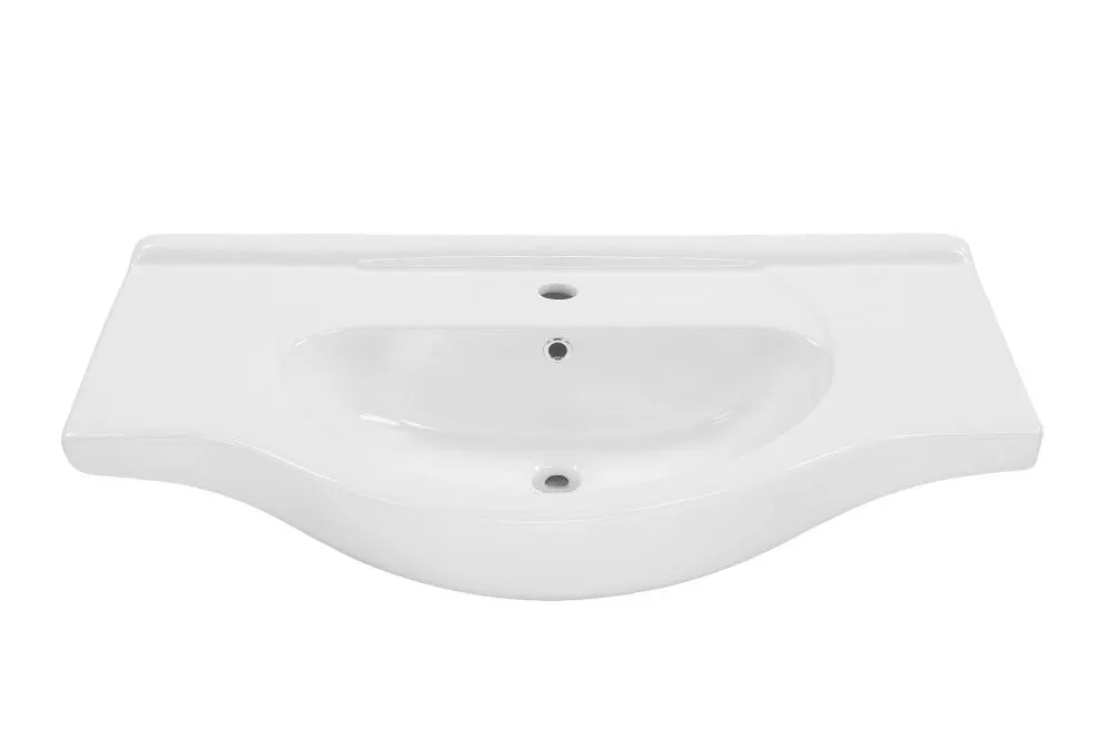 Szafka pod umywalkę ROMANTIC 85 cm biała drewniana stojąca | MIRAT. styl KLASYCZNY kolekcja ROMANTIC