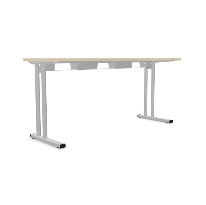 Biurko EASY SPACE C-LEG RC 140x60cm akacjowe proste I sklep meblowy MIRAT.