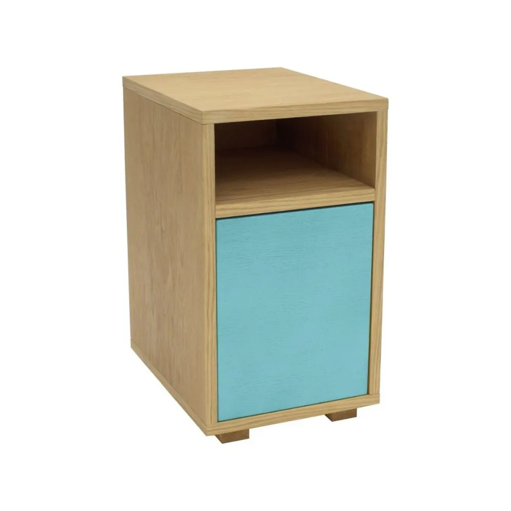 Szafka nocna SIMPLE drewniana z półką | MIRAT. w stylu  kolekcja