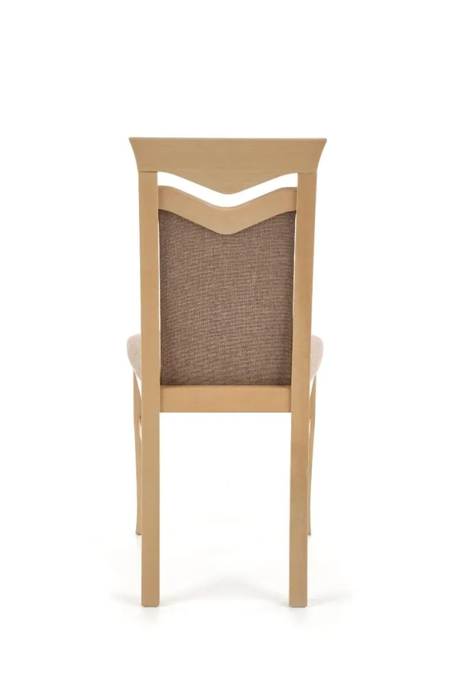 Krzesło CITRONE dąb sonoma z beżowym siedziskiem | MIRAT. styl KLASYCZNY kolekcja CITRONE
