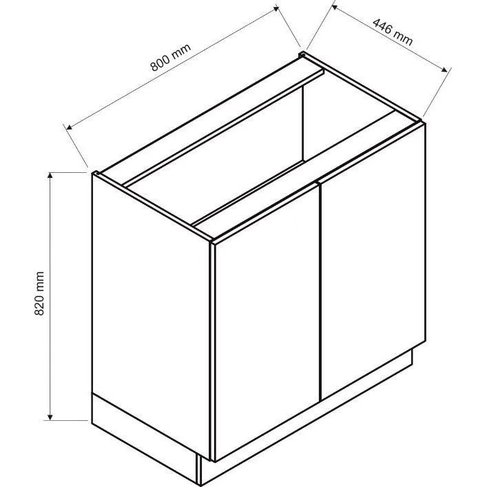 Zestaw mebli kuchennych ISABEL 2,0x2,6 szary mat/dąb artisan bezuchwytowy I sklep meblowy MIRAT.  kolekcja ISABEL