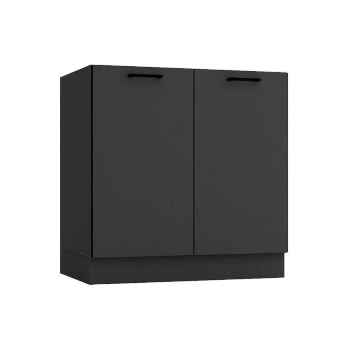 Zestaw mebli kuchennych ANIKA 2.0 grafitowy pod zabudowę I sklep meblowy MIRAT.