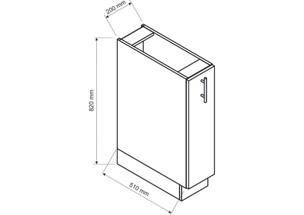 Zestaw mebli kuchennych ANIKA grafitowy/dąb artisan narożny I sklep meblowy MIRAT.  kolekcja ANIKA