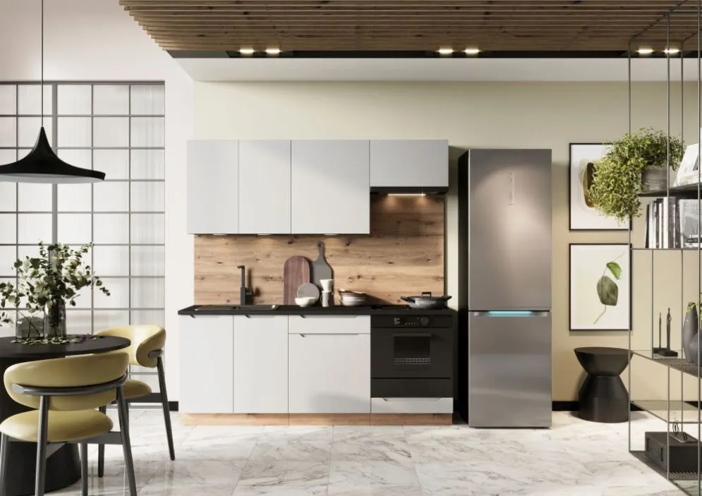 Front do zabudowy zmywarki ISABEL PZ 60 szary mat bezuchwytowy I sklep meblowy MIRAT.