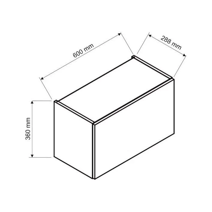 Zestaw mebli kuchennych ISABEL dł. 2m czarny mat/dąb artisan bez blatu I sklep meblowy MIRAT.  kolekcja ISABEL