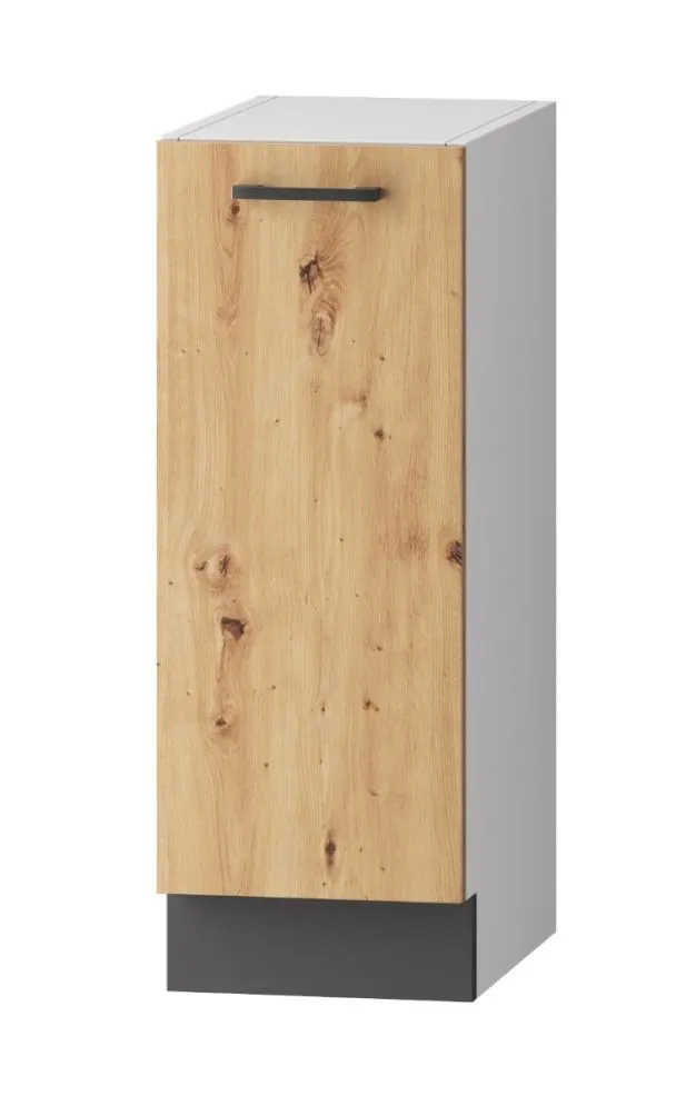 Szafka kuchenna stojąca 30 CLARA D30 P/L/82 dąb artisan z półką | MIRAT. w stylu  kolekcja CLARA