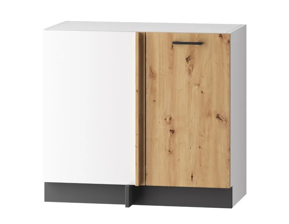 Szafka kuchenna narożna 90 CLARA DNP P/L dąb firmy Stolkar | MIRAT. w stylu kolekcja CLARA