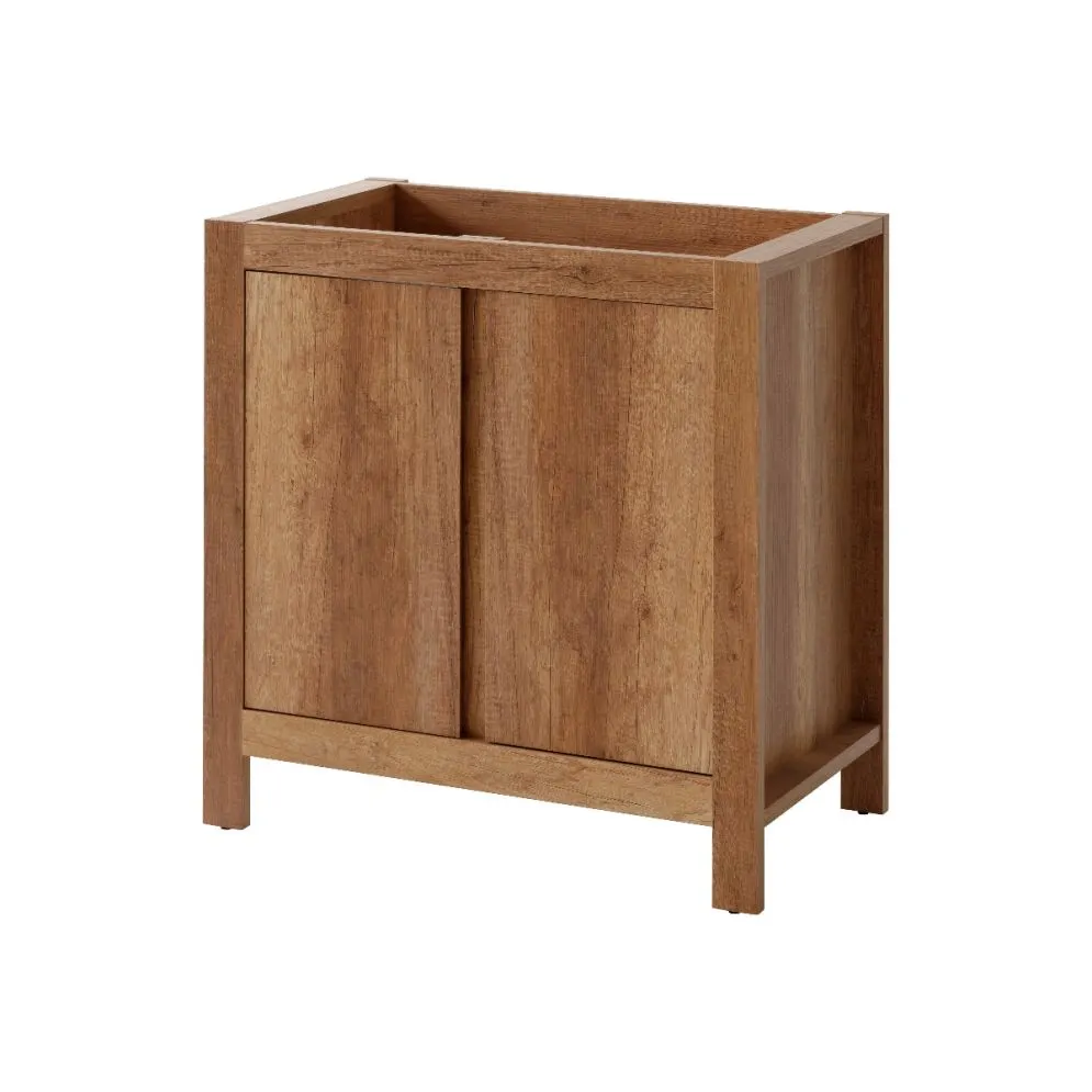 Szafka pod umywalkę CLASSIC OAK 80 cm dąb stojąca zamykana | MIRAT. w stylu  kolekcja CLASSIC COMAD