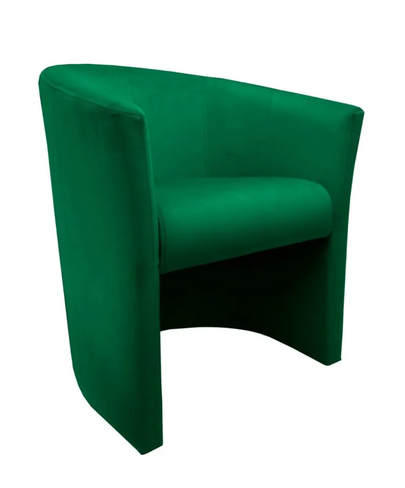 Fotel MAROS VELVET zielony tapicerowany | MIRAT. w stylu kolekcja