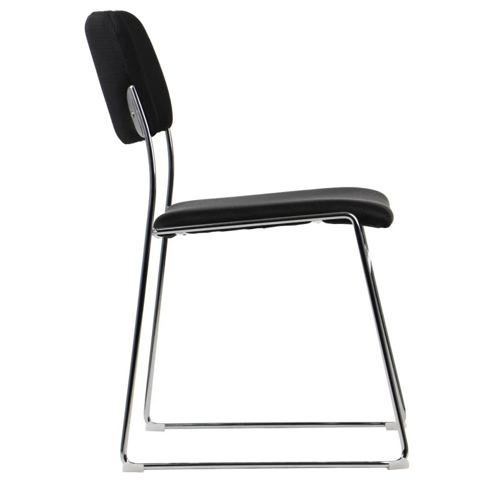 Krzesło biurowe CN-62 czarne na płozie I sklep meblowy MIRAT.