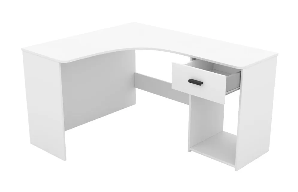 Biurko CORNER białe I sklep meblowy MIRAT. styl SKANDYNAWSKI