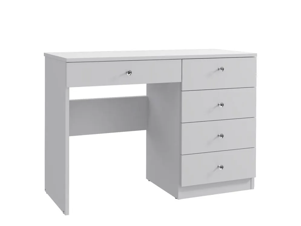 Toaletka PATRICIA 1 MEGA biała młodzieżowa do sypialni | MIRAT. w stylu GLAMOUR kolekcja