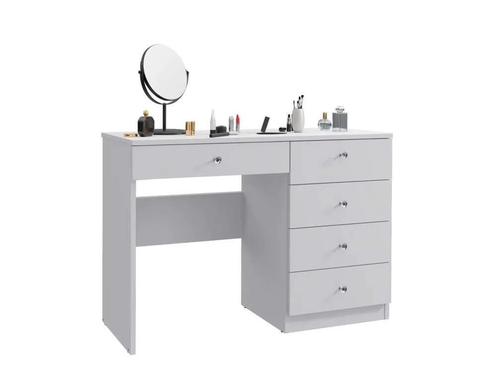 Toaletka PATRICIA 1 MEGA biała młodzieżowa do sypialni | MIRAT. w stylu GLAMOUR kolekcja