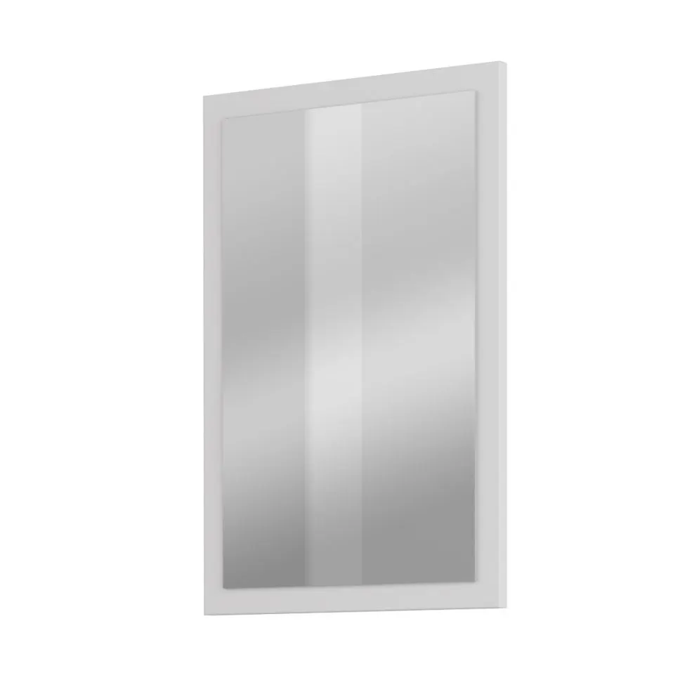 Lustro do przedpokoju CROSS 40x60cm białe prostokątne I sklep meblowy MIRAT. kolekcja HV-CROSS