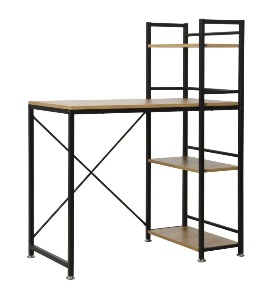 Biurko B-036 dąb/czarne w stylu loft I sklep meblowy MIRAT. styl LOFT