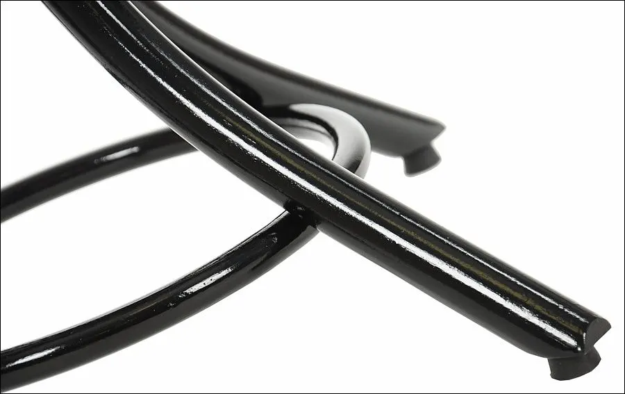 Wieszak drewniany WDR-1 czarny do przedpokoju | MIRAT. w stylu VINTAGE kolekcja