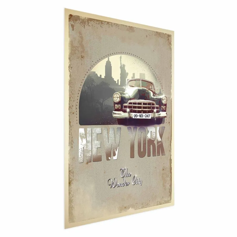 Plakat New York 21x30 cm bez ramy bez marginesu | MIRAT.