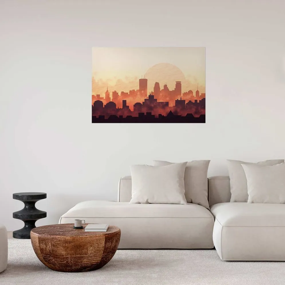 Plakat Żar miasta 60x40 cm bez ramy bez marginesu | MIRAT.