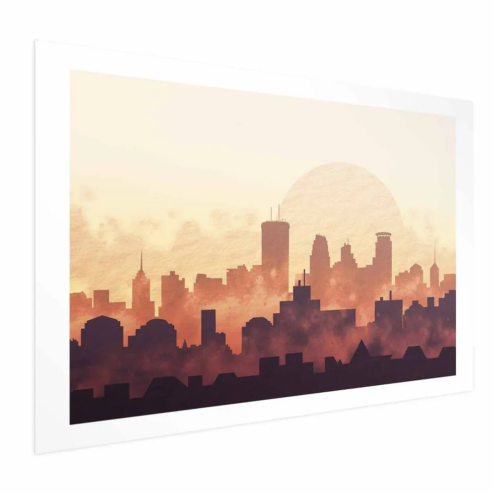 Plakat Żar miasta 30x21 cm bez ramy z marginesem | MIRAT.