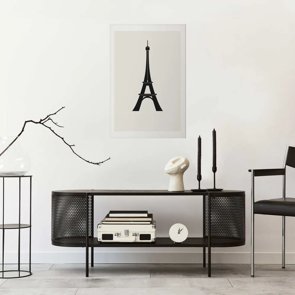 Plakat Wieża Eiffla 21x30 cm bez ramy z marginesem | MIRAT.