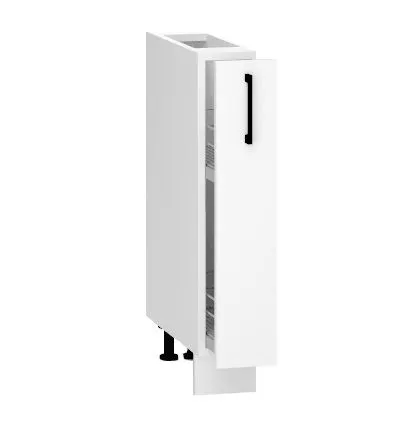 Szafka kuchenna stojąca CARGO 15 BONO D15 biała z koszem I sklep meblowy MIRAT. styl SKANDYNAWSKI