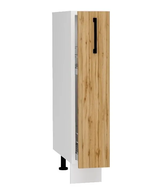 Szafka kuchenna stojąca CARGO 15 BONO D15 dąb wotan z koszem I sklep meblowy MIRAT. styl LOFT