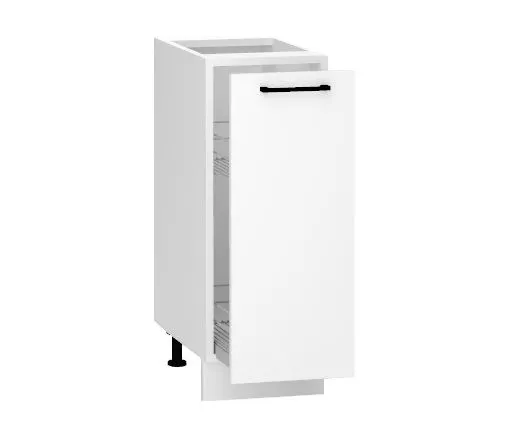 Szafka kuchenna stojąca CARGO 30 BONO D30 biała z koszem I sklep meblowy MIRAT. styl SKANDYNAWSKI