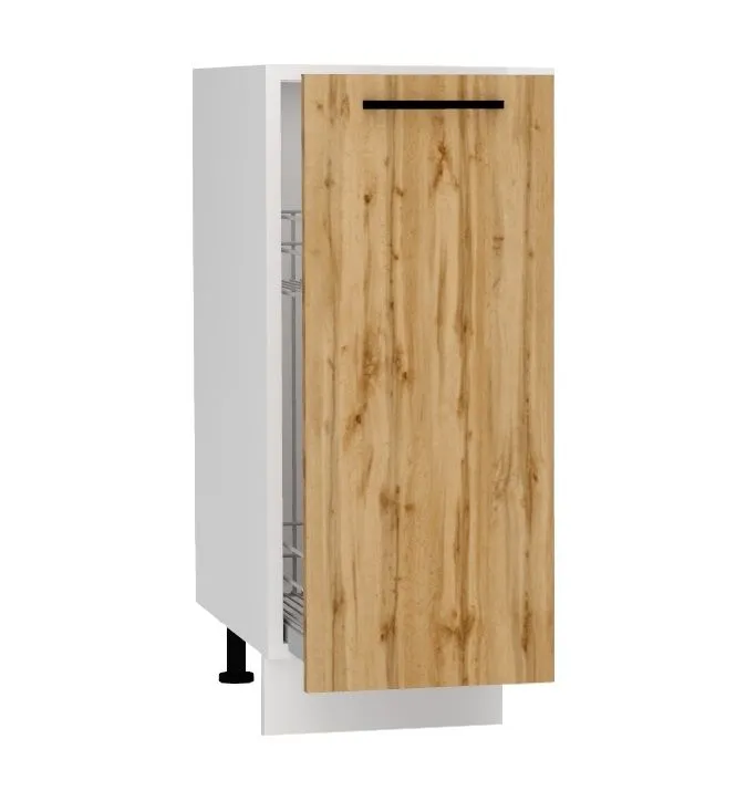 Szafka kuchenna stojąca CARGO 30 BONO D30 dąb wotan z koszem I sklep meblowy MIRAT. styl LOFT