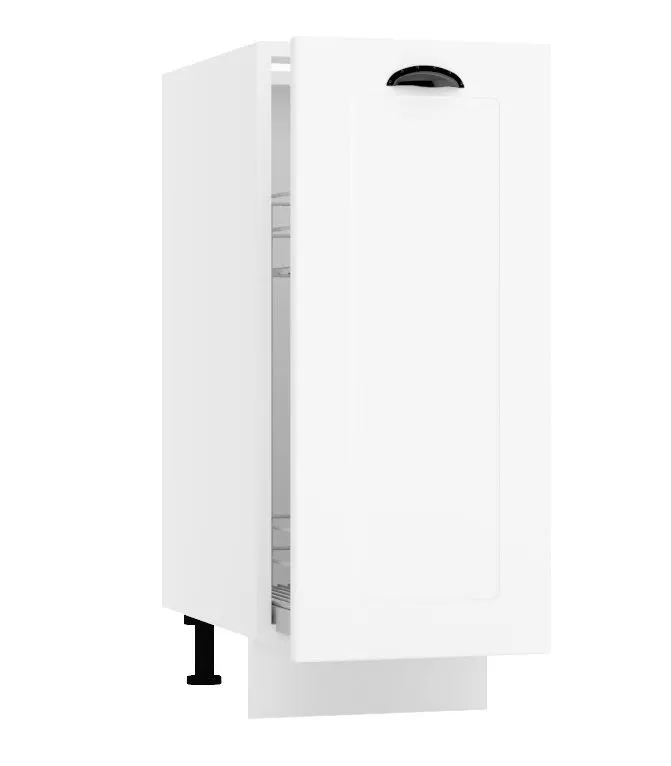 Szafka kuchenna stojąca CARGO 30 ADELE D30 biała z koszem I sklep meblowy MIRAT.