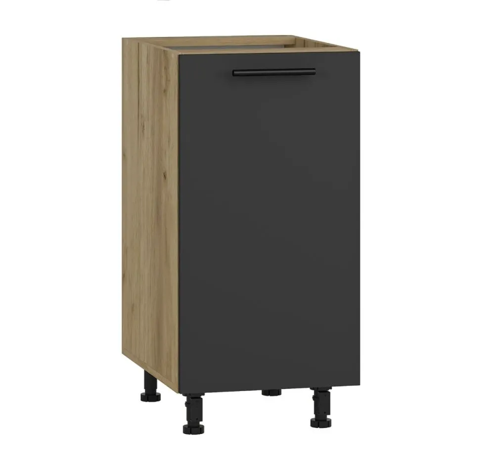 Szafka kuchenna stojąca 40 VENTO D-40/82 antracyt firmy Halmar | MIRAT. styl LOFT kolekcja VENTO