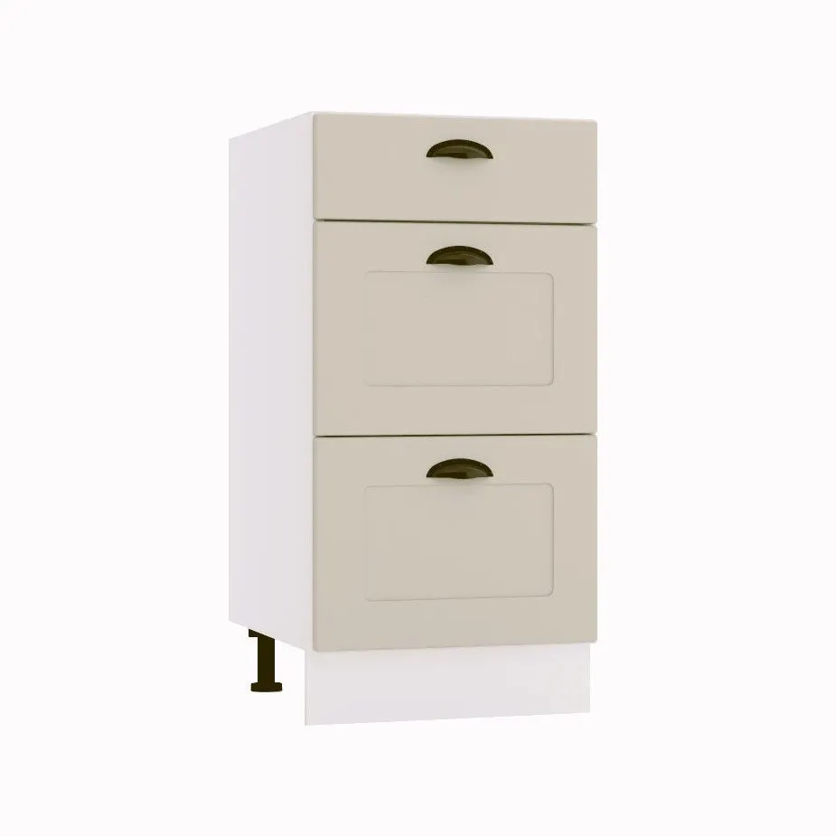 Szafka kuchenna stojąca 40 ADELE D40 S/3 beżowy I sklep meblowy MIRAT.  kolekcja ADELE