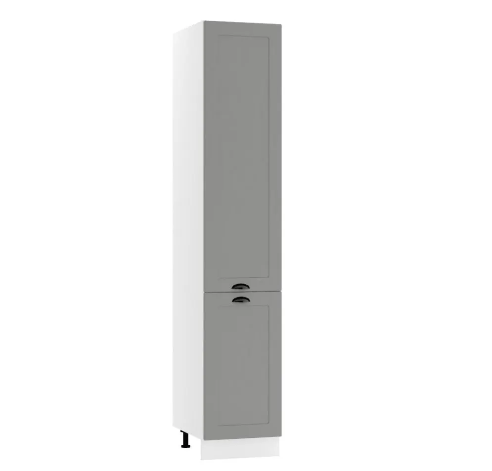 Szafka kuchenna stojąca 40 ADELE D40 SŁ P/L 2FR szara mat I sklep meblowy MIRAT.  kolekcja ADELE