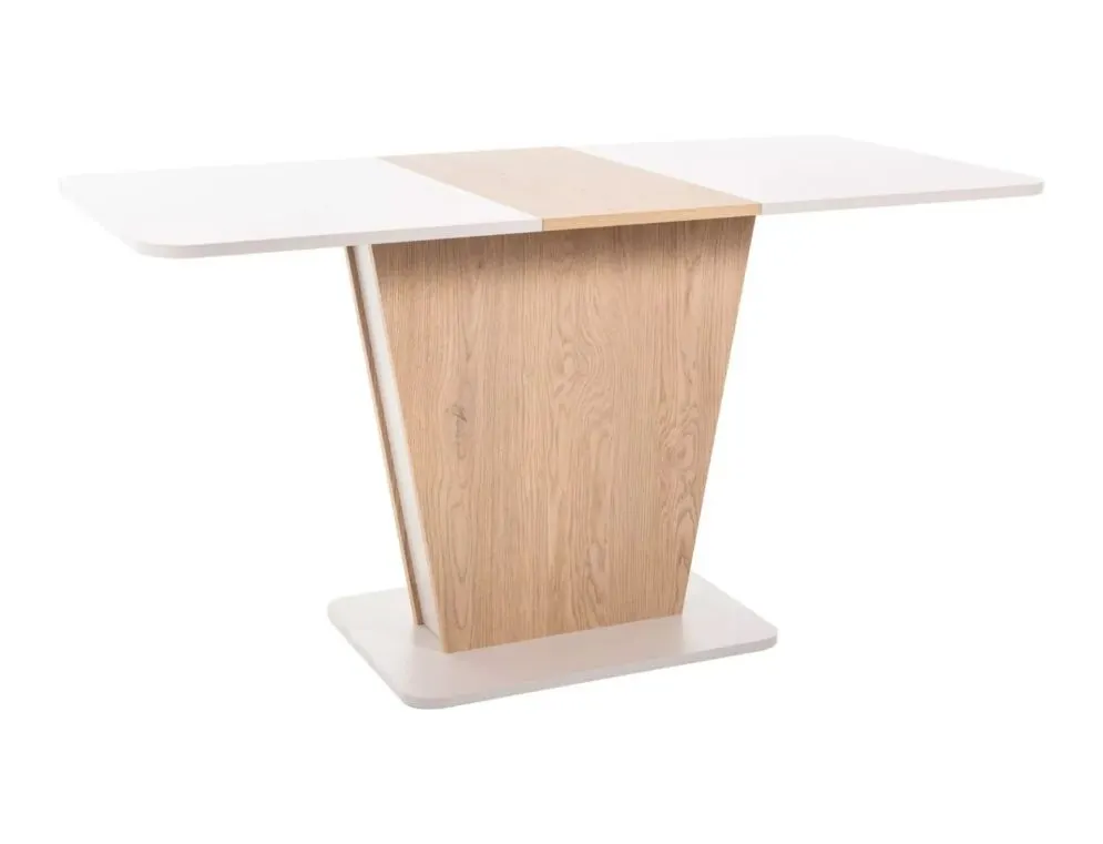 Stół na jednej nodze Calipso 110-145 cm kaszmir dąb | MIRAT