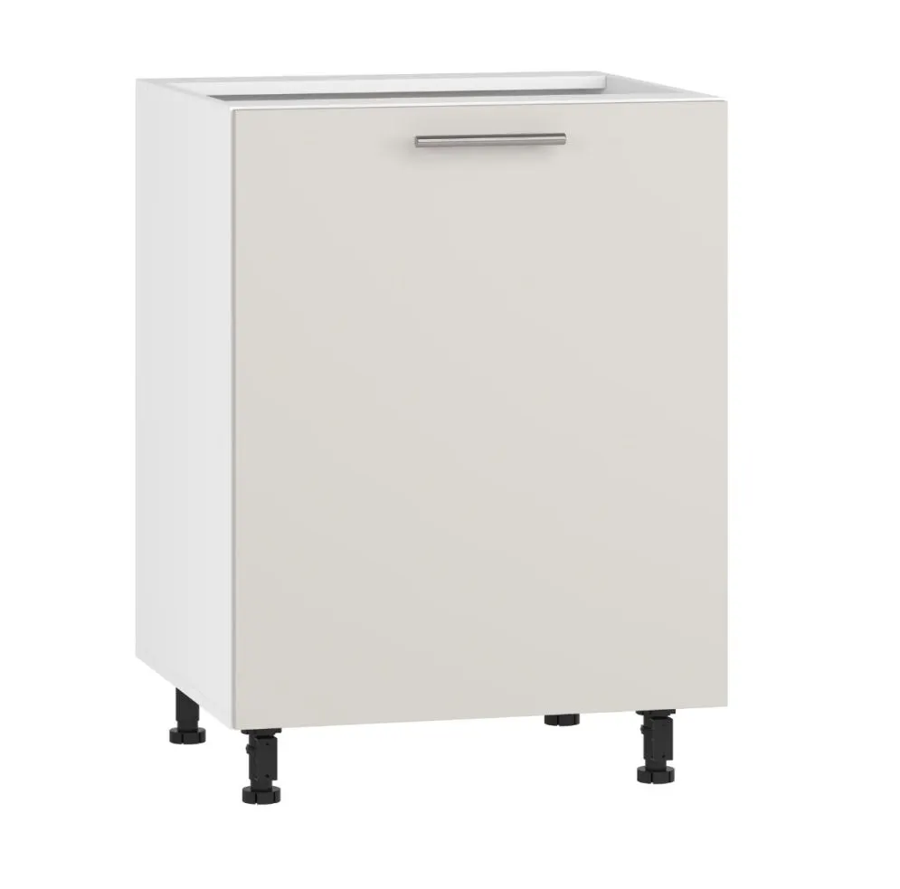 pojemna szafka kuchenna stojąca 60 VENTO D-60/82 kaszmirowa I sklep meblowy MIRAT.  kolekcja VENTO