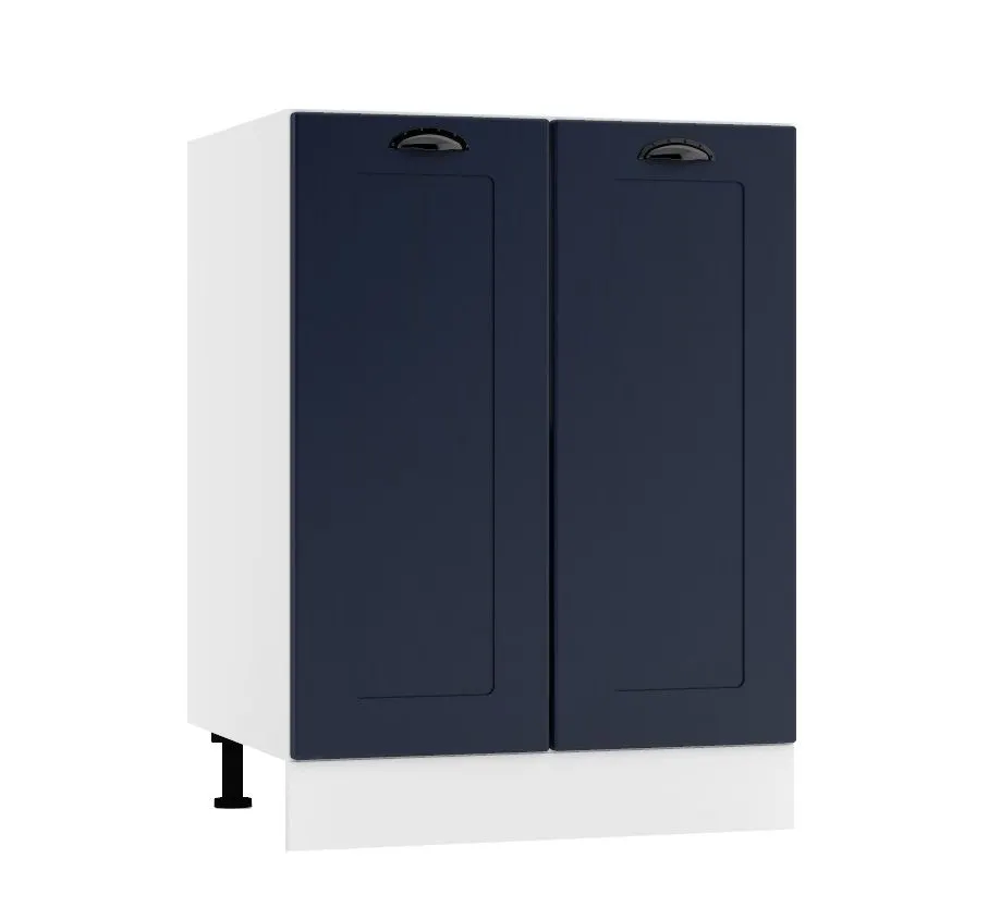 Szafka kuchenna stojąca 60 ADELE D60 granatowa I sklep meblowy MIRAT.